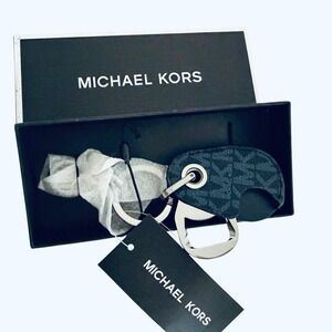 Michael Kors Men's Harrison Blue Signature Logo Bottle Opener Key Fob NWB